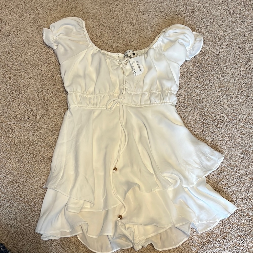DOTTIE COUTURE layered romper